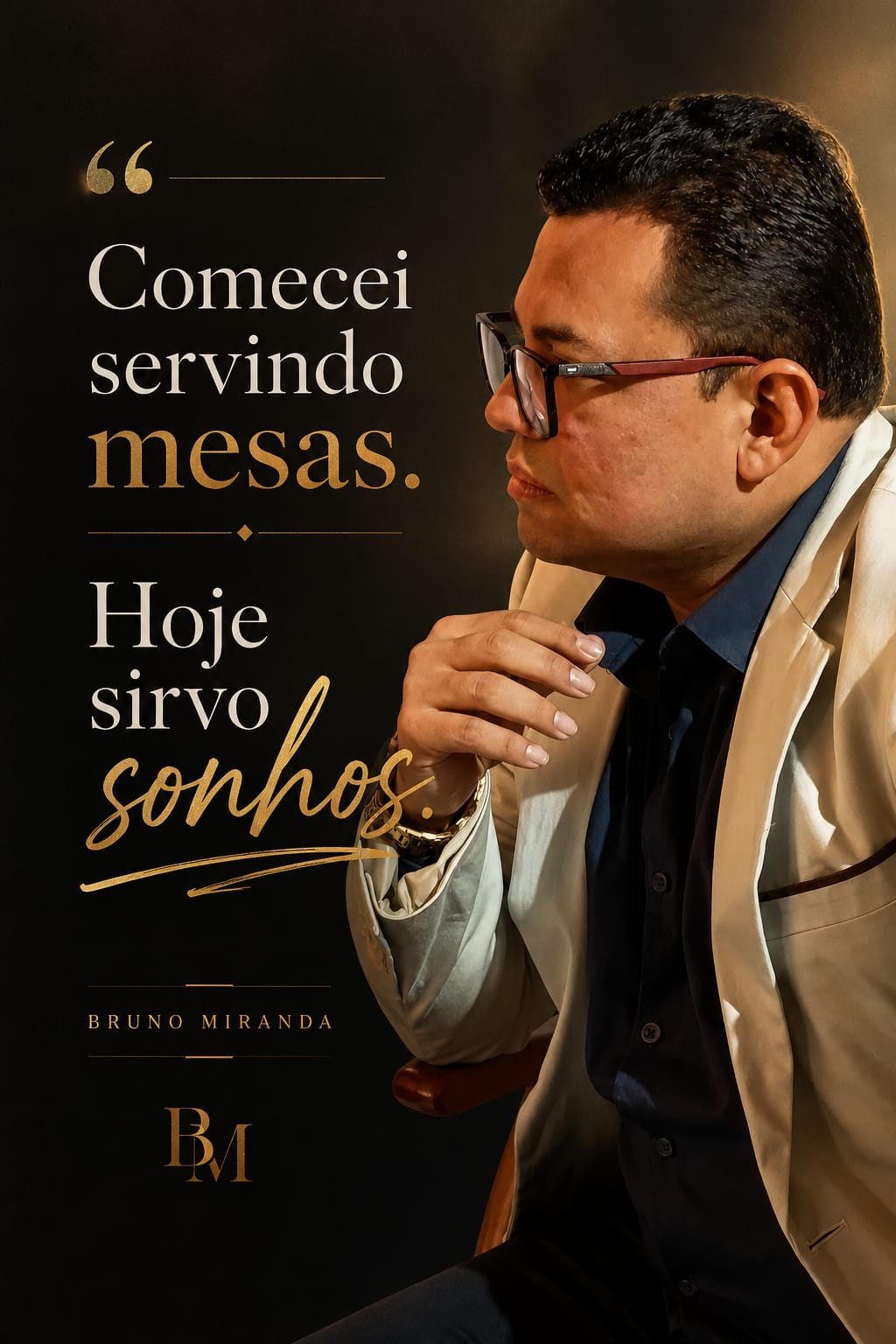 Bruno Miranda, fundador do Buffet Excelência Vieiralves em Manaus